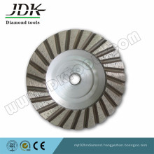 100mm Aluminium Body Diamond Turbo Cup Wheel